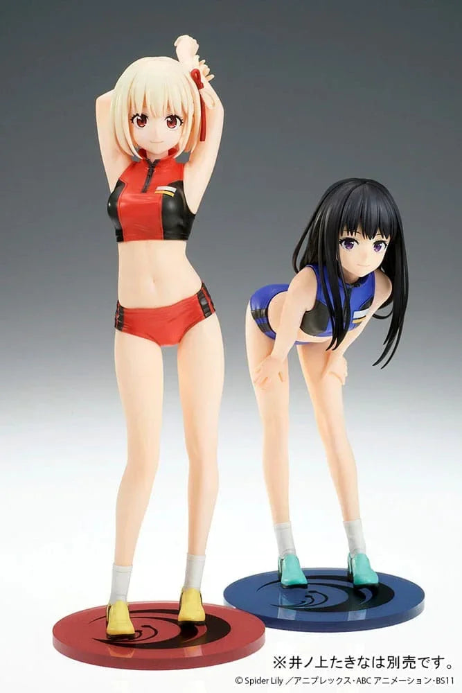 Lycoris Recoil Figur PVC 1/7 Chisato Nishikigi Träningskläder Ver. 24 cm Ques Q