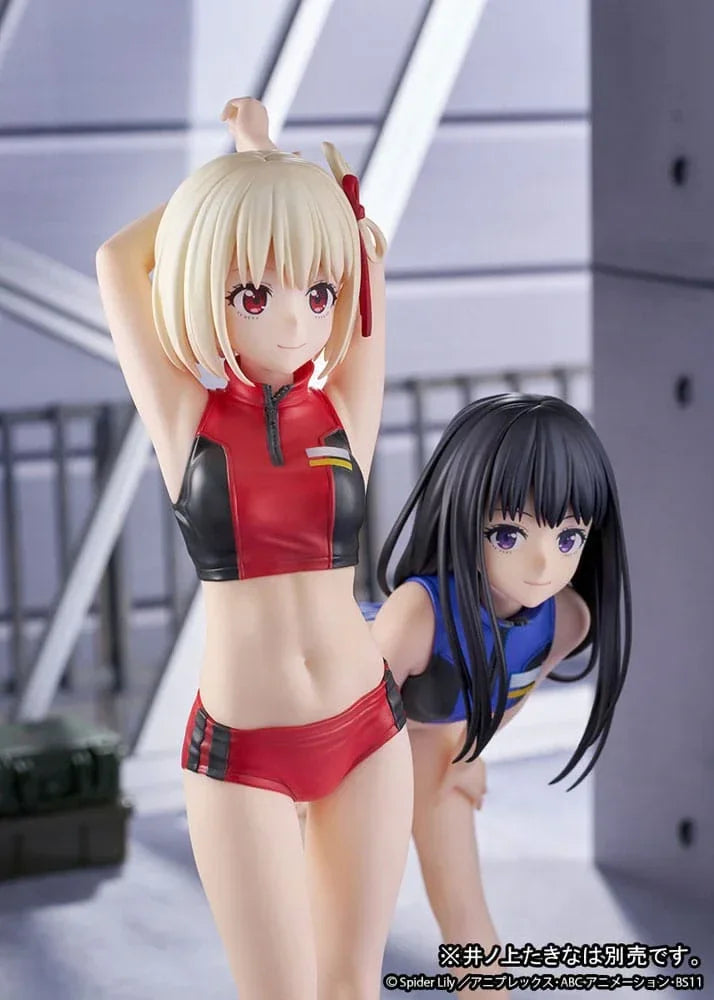 Lycoris Recoil Figur PVC 1/7 Chisato Nishikigi Träningskläder Ver. 24 cm Ques Q