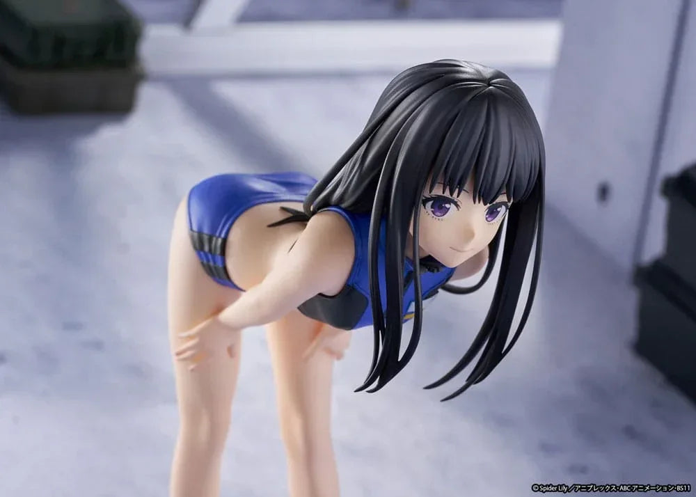 Lycoris Recoil Figur PVC 1/7 Takina Inoue Träningskläder Ver. 18 cm Ques Q