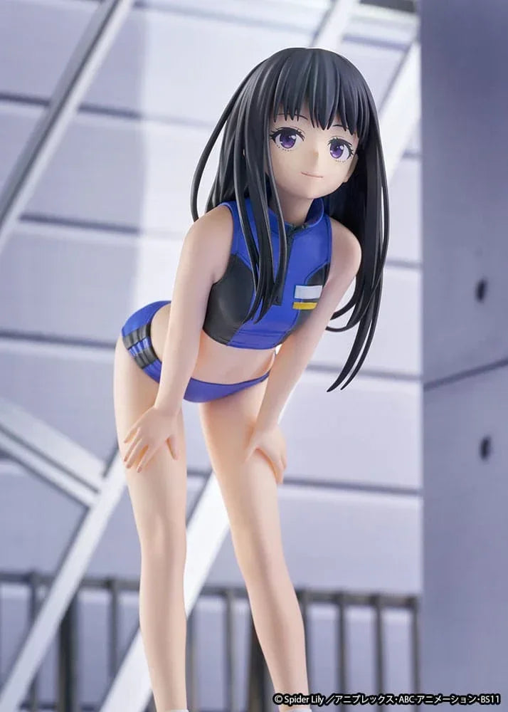 Lycoris Recoil Figur PVC 1/7 Takina Inoue Träningskläder Ver. 18 cm Ques Q