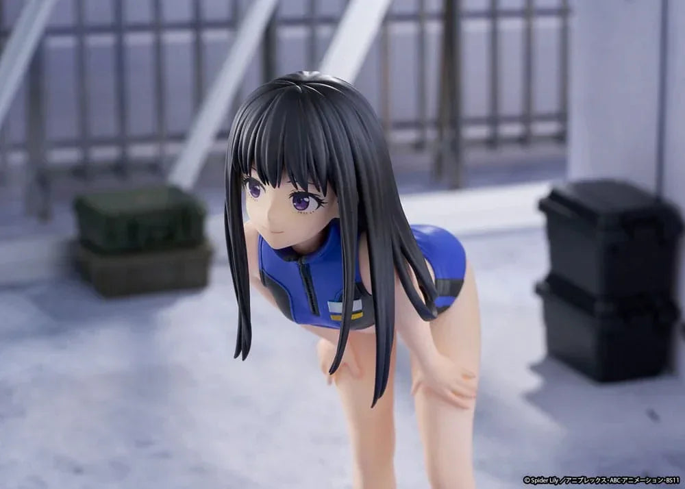 Lycoris Recoil Figur PVC 1/7 Takina Inoue Träningskläder Ver. 18 cm Ques Q