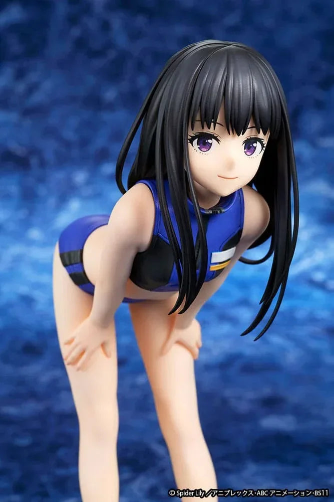 Lycoris Recoil Figur PVC 1/7 Takina Inoue Träningskläder Ver. 18 cm Ques Q