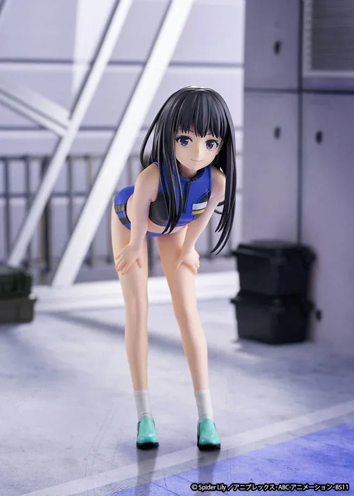 Lycoris Recoil Figur PVC 1/7 Takina Inoue Träningskläder Ver. 18 cm Ques Q