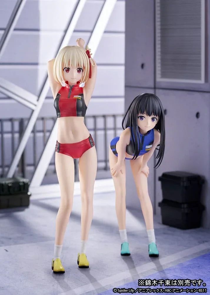 Lycoris Recoil Figur PVC 1/7 Takina Inoue Träningskläder Ver. 18 cm Ques Q