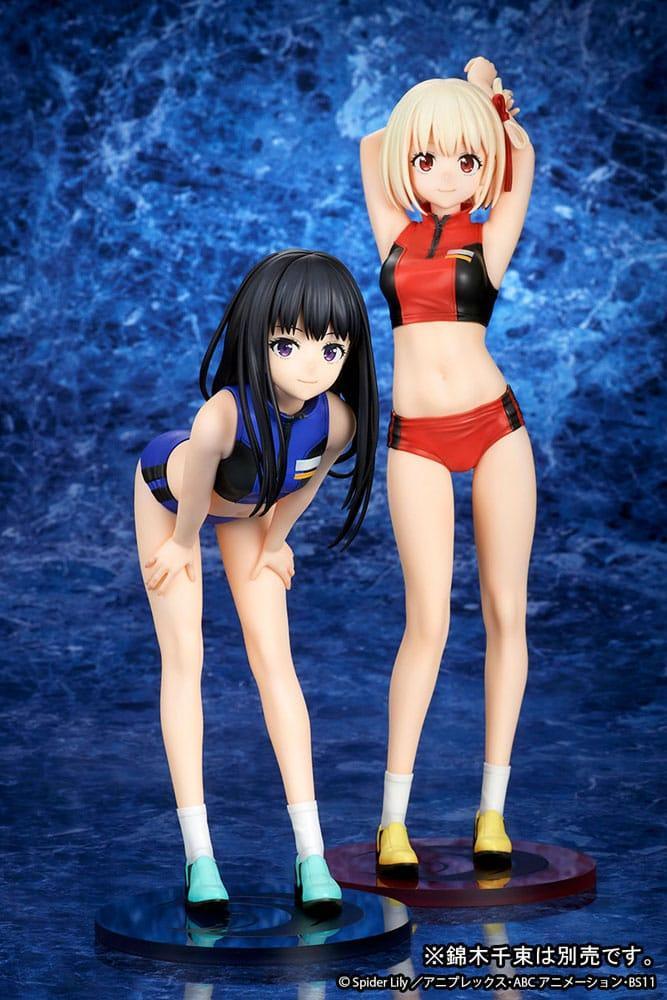 Lycoris Recoil Figur PVC 1/7 Takina Inoue Träningskläder Ver. 18 cm Ques Q