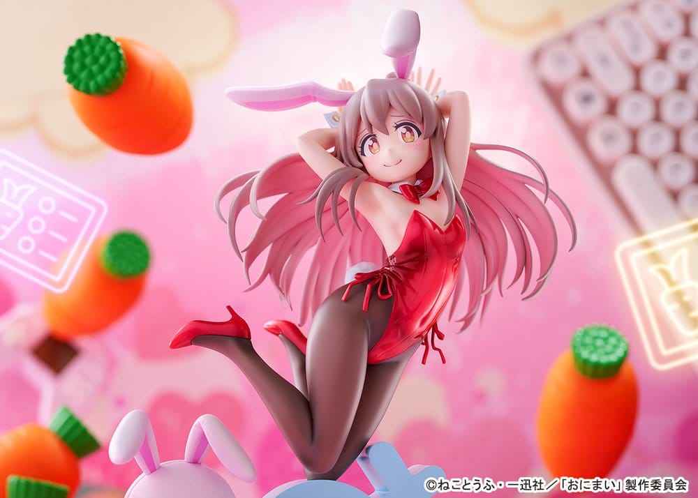 Onii-chan Ha Oshimai! PVC-figur i skala 1/7 Mahiro Oyama Bunny-flicka stil, 22 cm hög