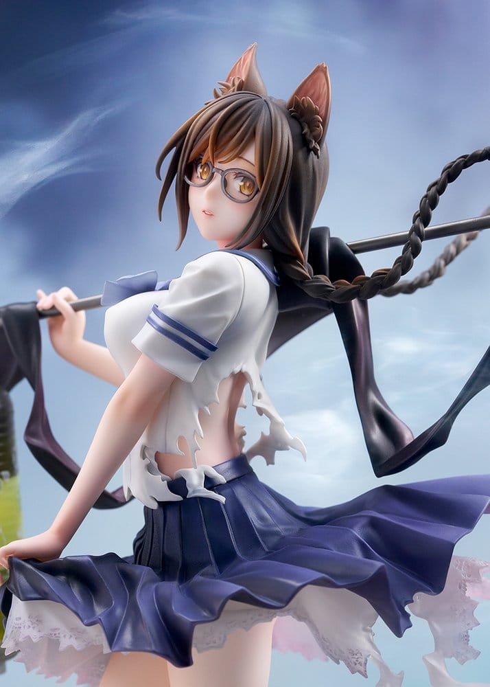 Bakemonogatari PVC-figur i skala 1/7 av Tsubasa Hanekawa, 26 cm