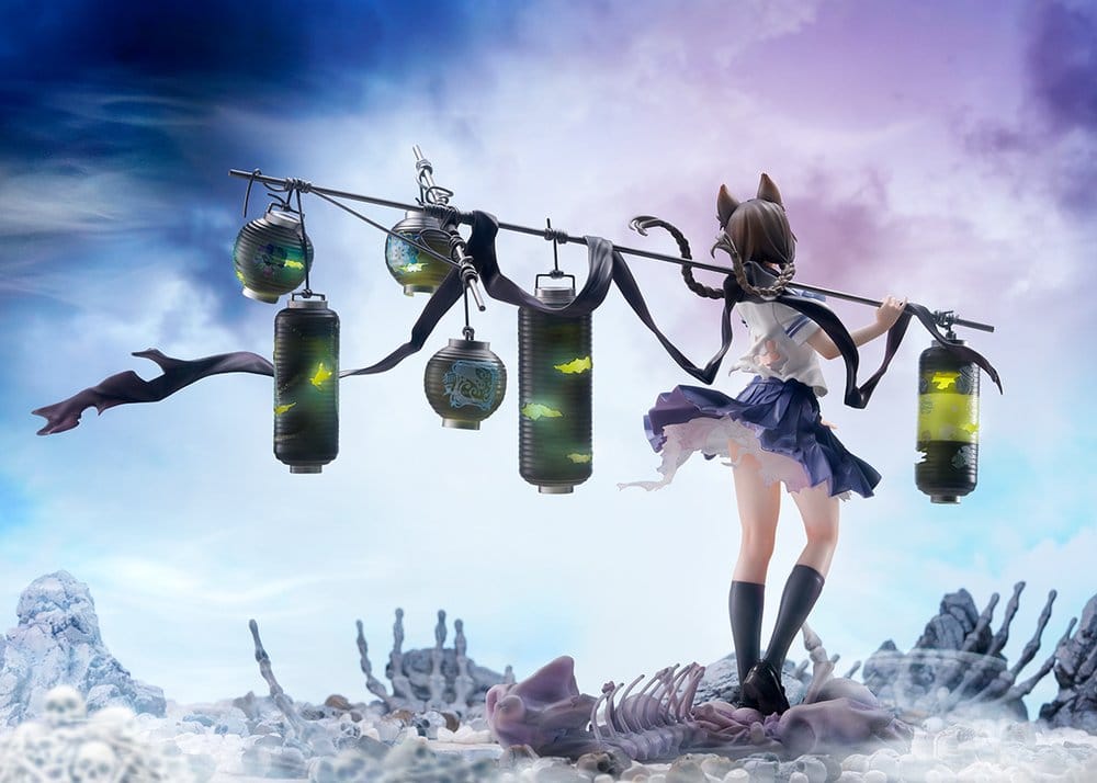 Bakemonogatari PVC-figur i skala 1/7 av Tsubasa Hanekawa, 26 cm