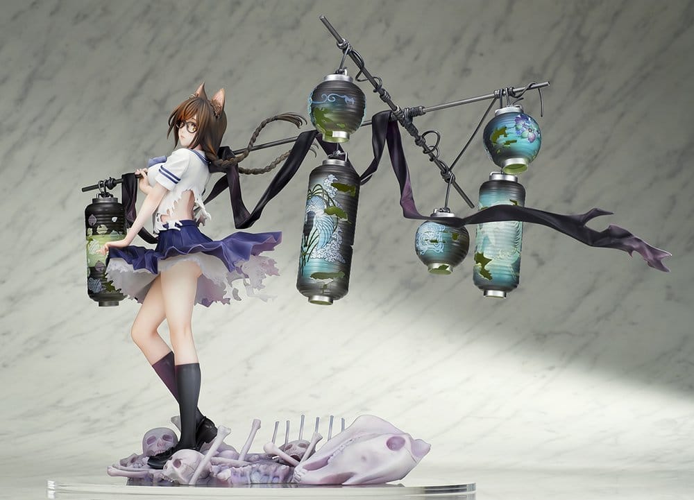 Bakemonogatari PVC-figur i skala 1/7 av Tsubasa Hanekawa, 26 cm