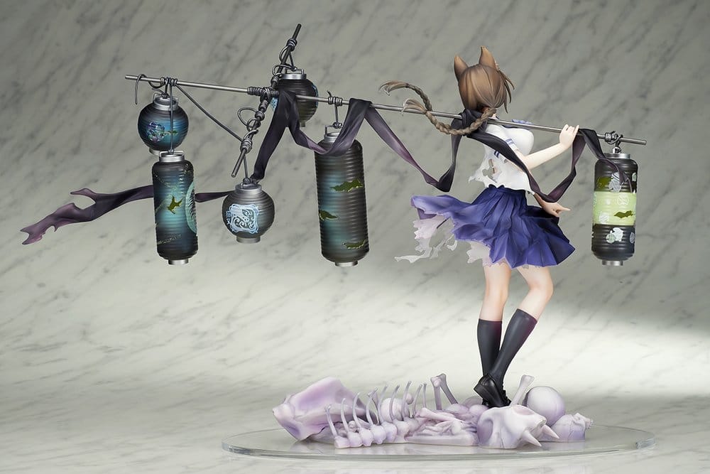 Bakemonogatari PVC-figur i skala 1/7 av Tsubasa Hanekawa, 26 cm