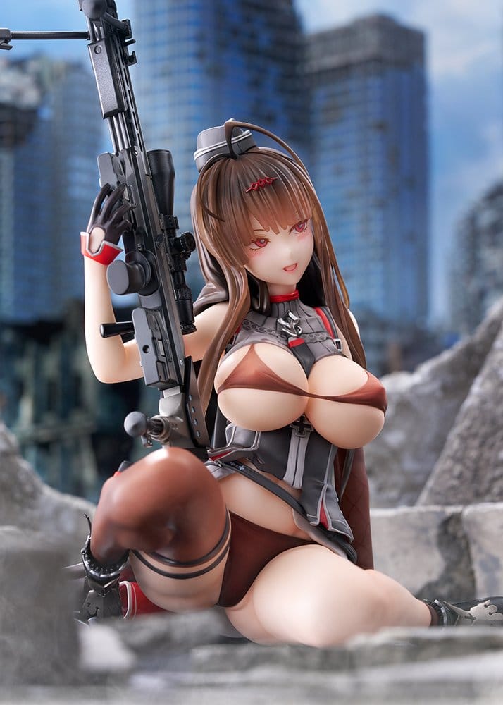 Girls' Frontline PVC-figur 1/7 Gd DSR-50 Heavy Damage Ver. 24 cm