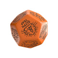 Viridian Jumbo Dice Trap Generator Die D12 Orange Q Workshop