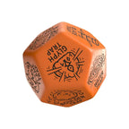 Viridian Jumbo Dice Trap Generator Die D12 Orange Q Workshop