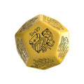 Viridian Jumbo Dice Treasure Generator Die D12 Guld Q Workshop