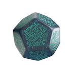 Viridian Jumbo Dice Weather Generator Die D12 Turquoise Q Workshop