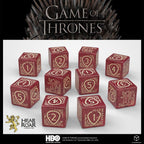 Game of Thrones Tärningsset Lannister 10xD6 Q Workshop
