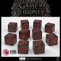 Game of Thrones Targaryen Tärningsset 10xD6 Q Workshop