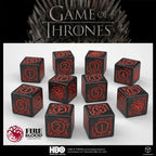Game of Thrones Targaryen Tärningsset 10xD6 Q Workshop