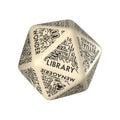 Viridian Jumbo Dice Dungeon Room Generator D20 Beige Q Workshop