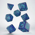 Shadow Scar Dice Set of 7 Blue & Turquoise