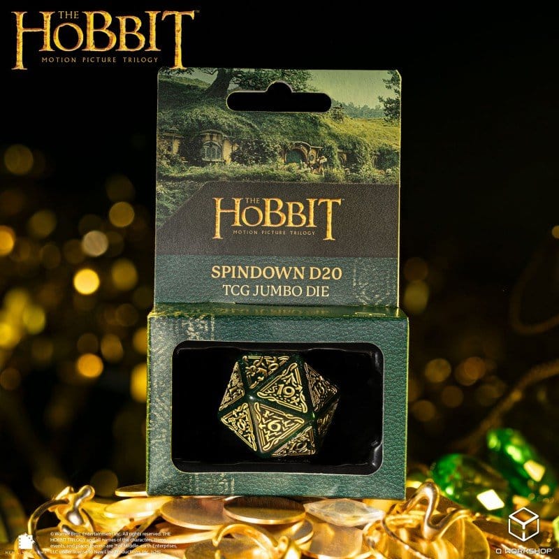 The Hobbit Spindown Jumbo Die Verdant TCG D20