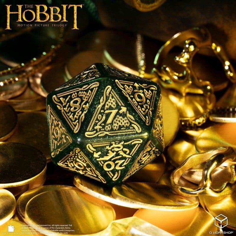 The Hobbit Spindown Jumbo Die Verdant TCG D20