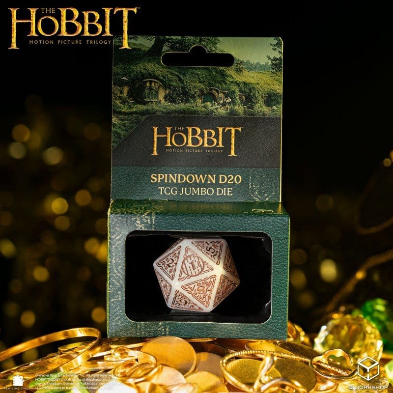 The Hobbit Spindown Jumbo Die Radiant TCG D20