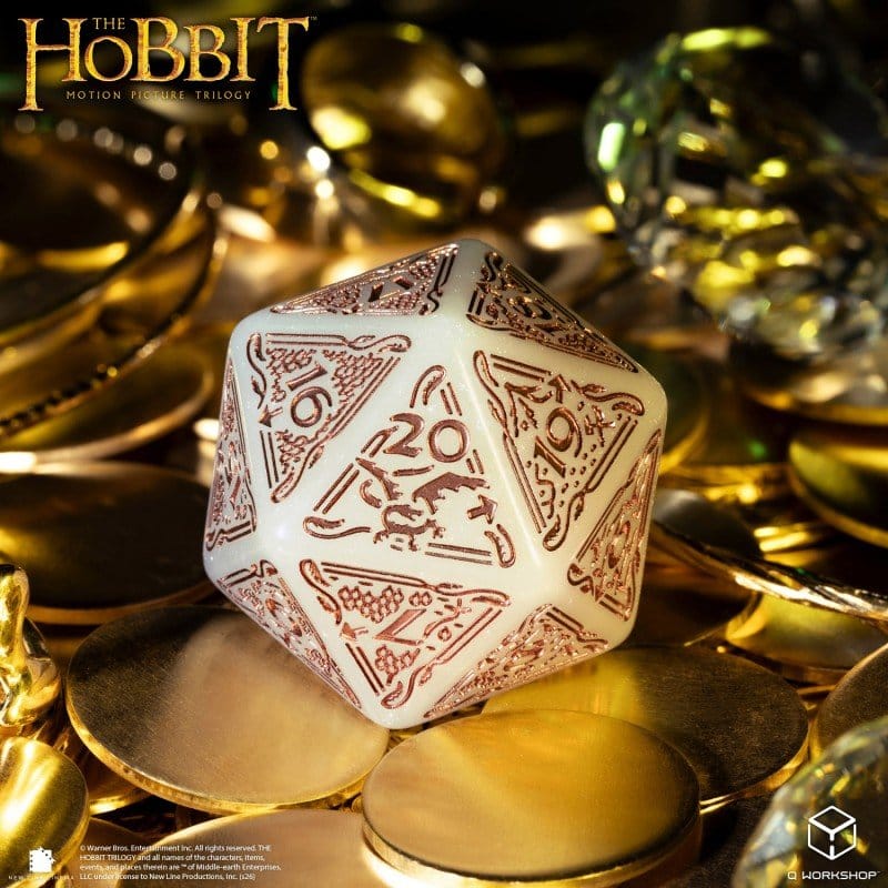 The Hobbit Spindown Jumbo Die Radiant TCG D20