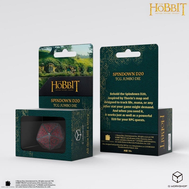 The Hobbit Spindown Jumbo Die Lunaris TCG D20