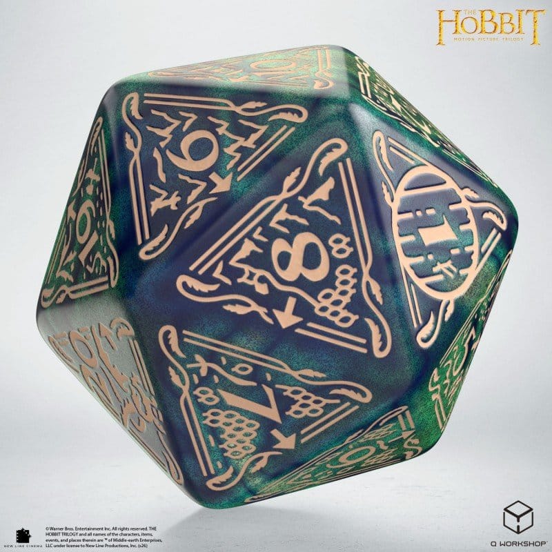 The Hobbit Spindown Jumbo Die Tideborn TCG D20