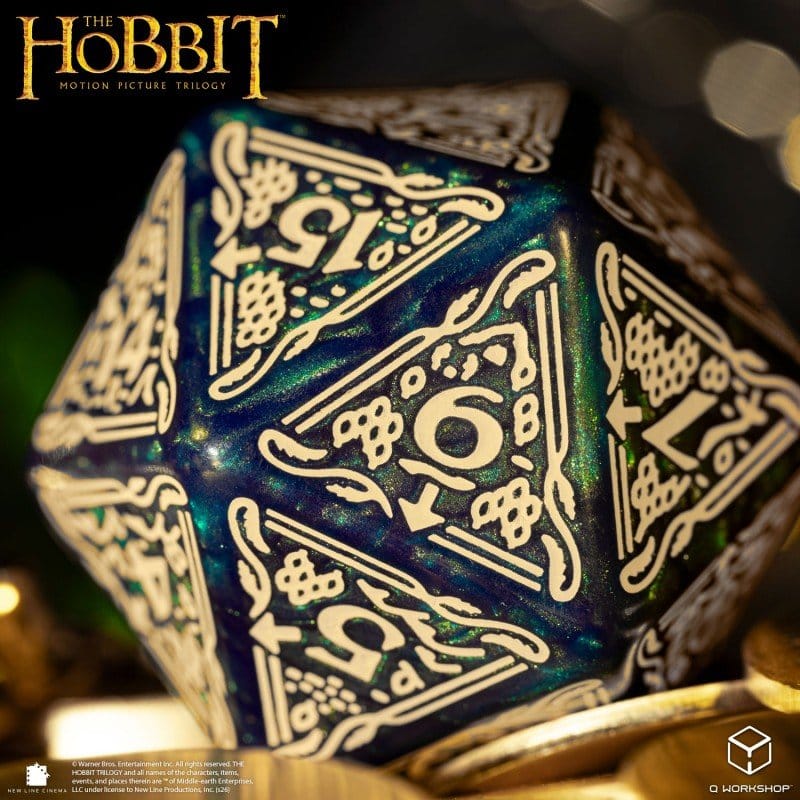 The Hobbit Spindown Jumbo Die Tideborn TCG D20