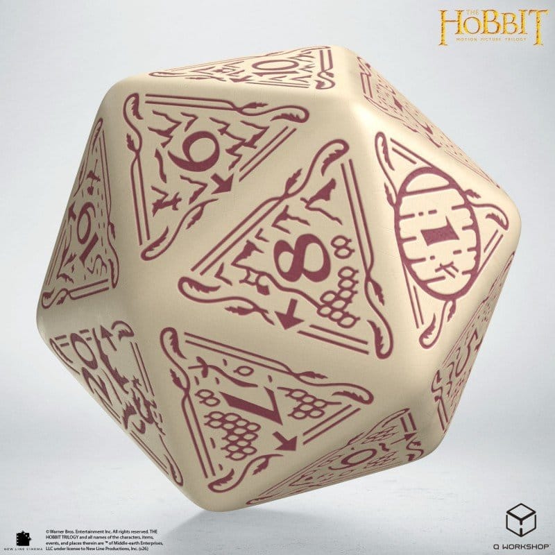 The Hobbit Spindown Jumbo Die Terra TCG D20