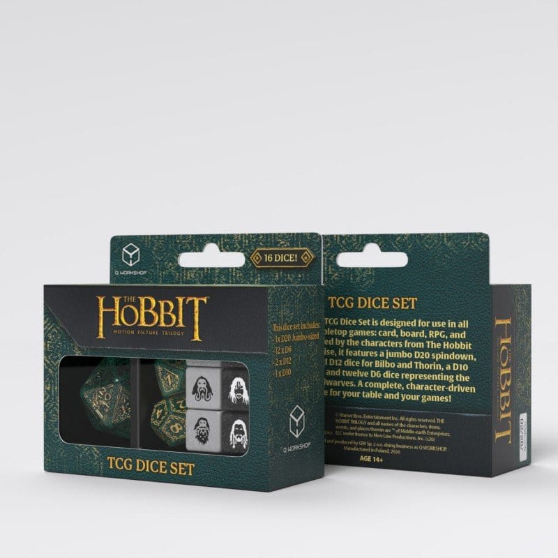 The Hobbit TCG Dice Set of 16 Verdant Grove
