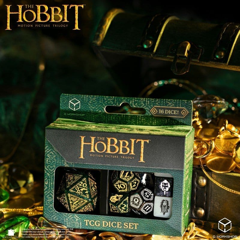 The Hobbit TCG Dice Set of 16 Verdant Grove