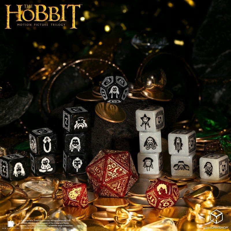 The Hobbit TCG Dice Set of 16 Ember Hearth