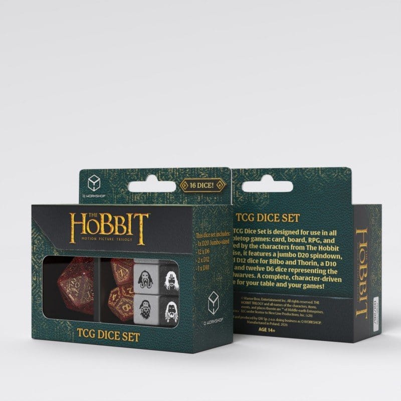 The Hobbit TCG Dice Set of 16 Ember Hearth