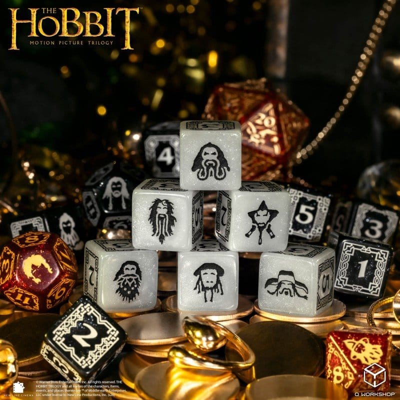 The Hobbit TCG Dice Set of 16 Ember Hearth