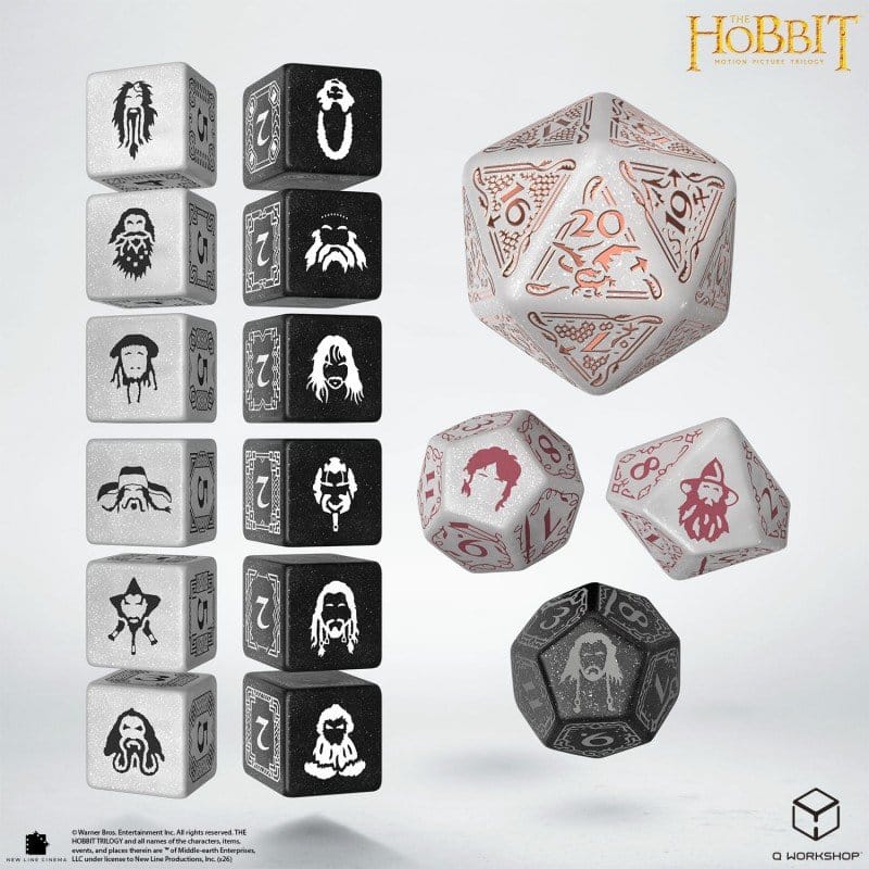 The Hobbit TCG Dice Set of 16 Radiant Dawn