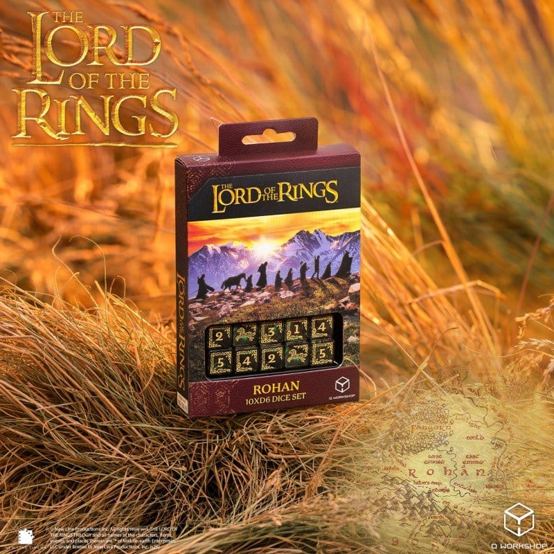 The Lord of the Rings: 10 D6 Dice Set Rohan