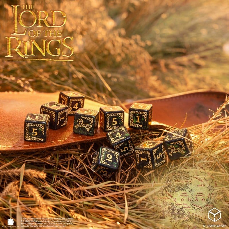 The Lord of the Rings: 10 D6 Dice Set Rohan