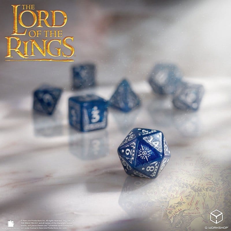 The Lord of the Rings Dice Set of 7 Gondor