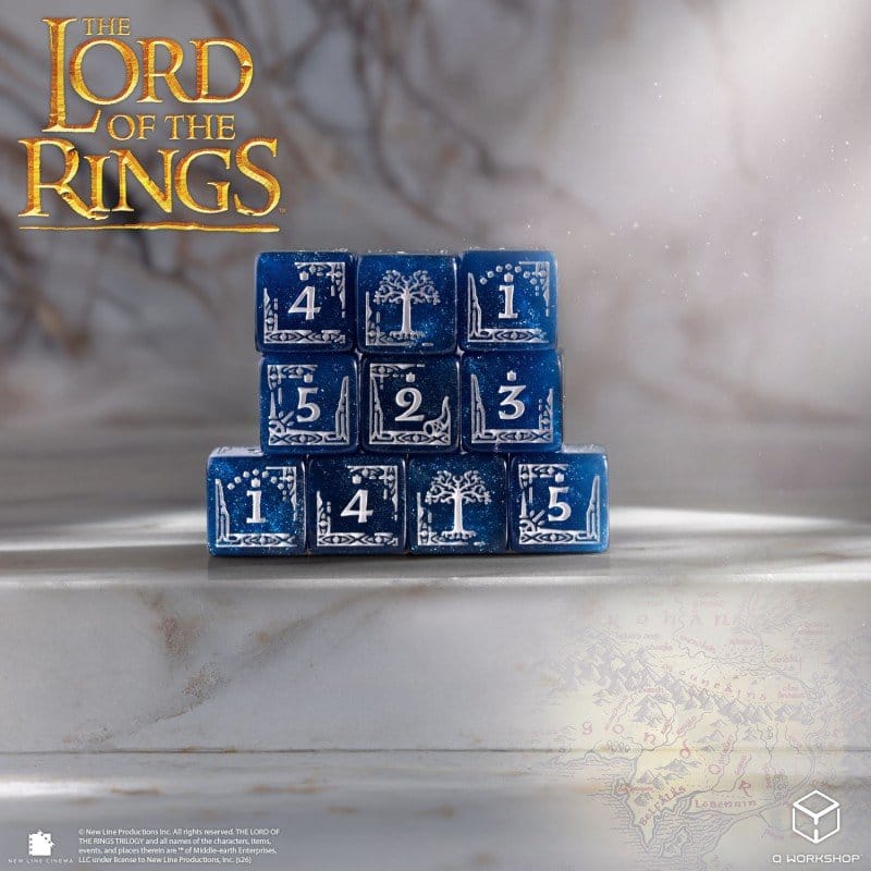 The Lord of the Rings: 10 D6 Dice Set Gondor