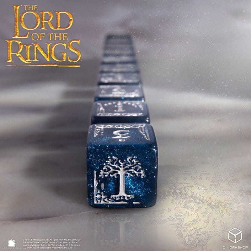 The Lord of the Rings: 10 D6 Dice Set Gondor