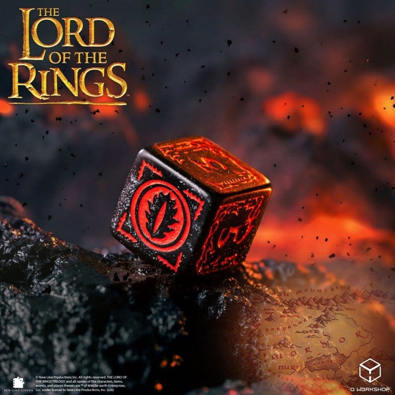 The Lord of the Rings Dice Set of 7 Mordor