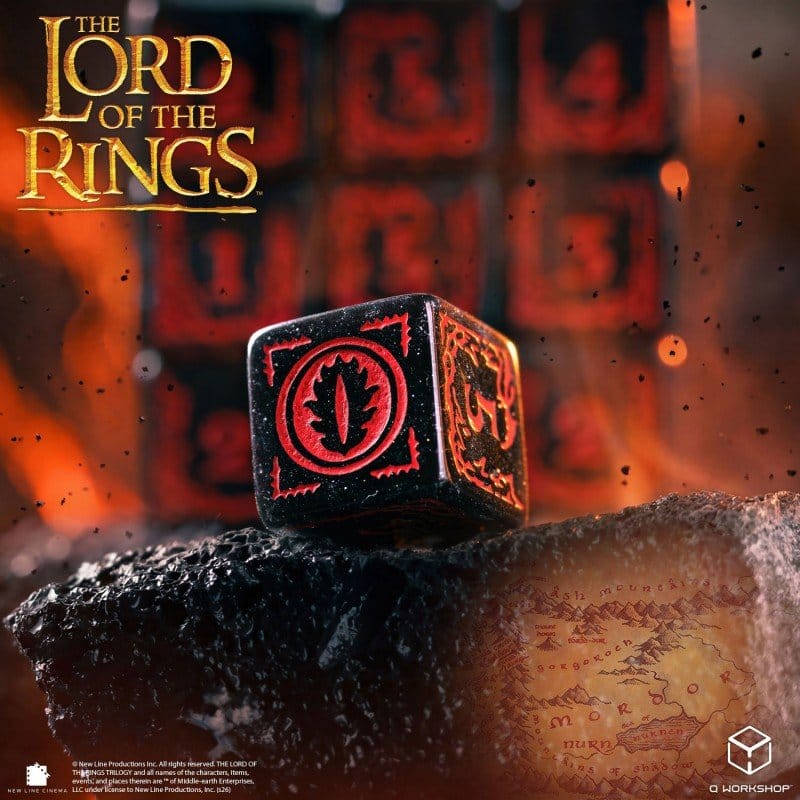 The Lord of the Rings: 10 D6 Dice Set Mordor
