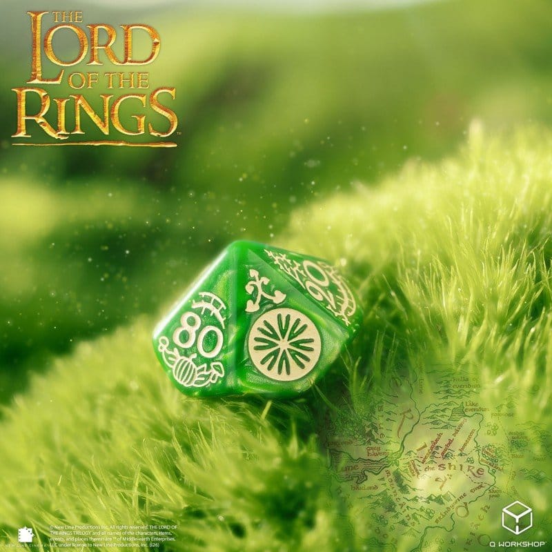 The Lord of the Rings Dice Set of 7 Shire