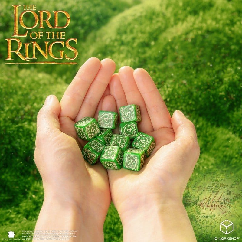 The Lord of the Rings: 10 D6 Dice Set Shire