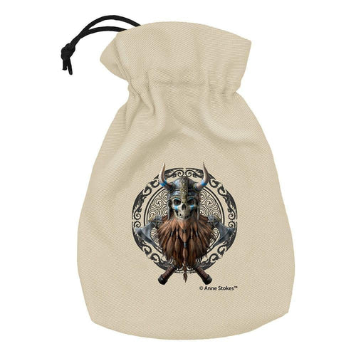 Anne Stokes Dice Pouch - Viking Skull Q Workshop