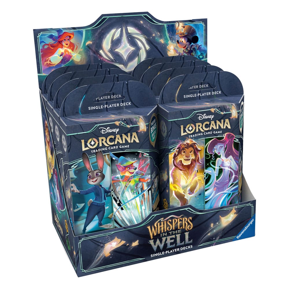 Disney Lorcana TCG Whispers in the Well Starter Decks Display (8) - Engelsk Utgåva Ravensburger
