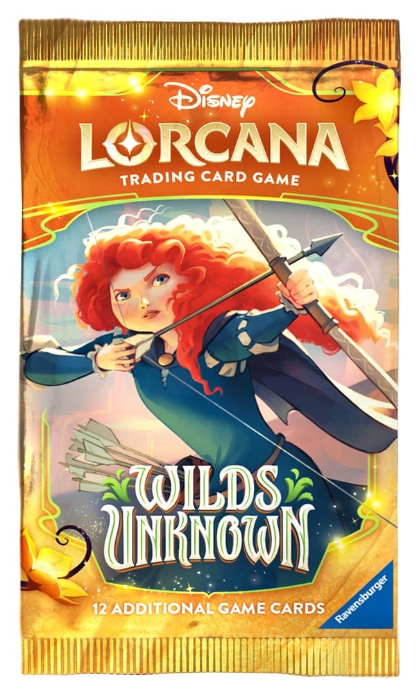 Disney Lorcana TCG Wilds Unknown Förpackning med 24 Boosters – Engelska Utgåvan